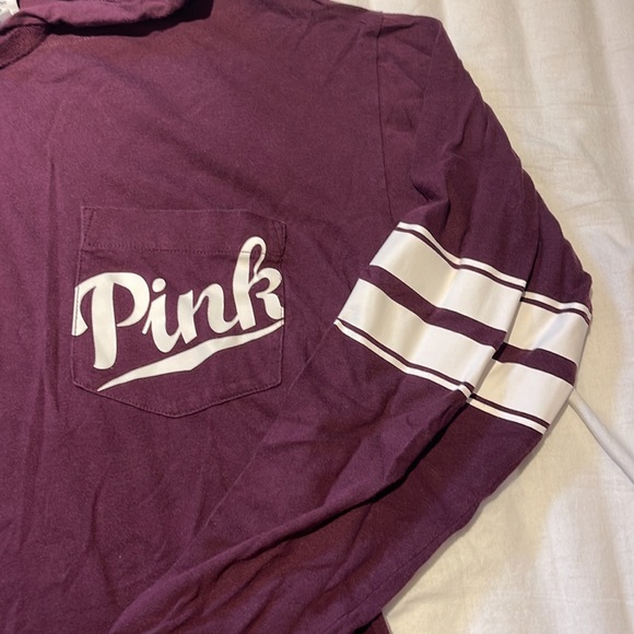 Victoria’s Secret PINK - Drawstring Varsity Logo Hoodie in XS - Picture 2 of 6